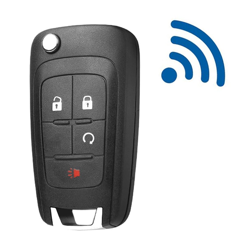 4 Buttons Keyless Remote Flip Car Key Fob Fit for