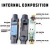 CGEAMDY 7-Pin Trailer Tester Socket, Trailer Light Tester Plug, 12V