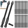 20 PCS 1/4" Tile Drill Bits 6mm Masonry Drill Bits