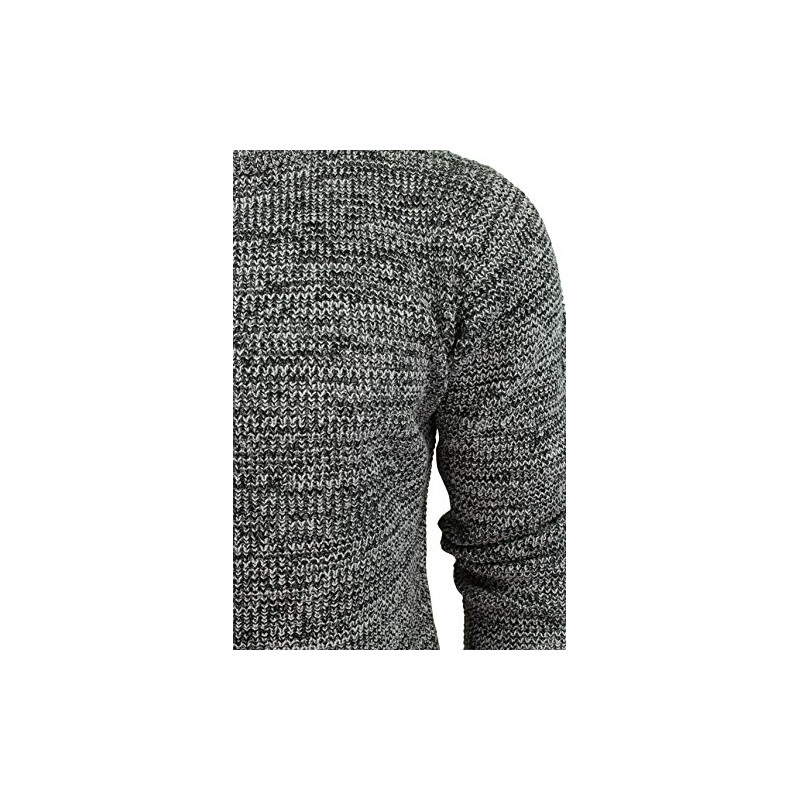 BRAVE SOUL Men's Jumper Neutron Long Sleeved (Black) M