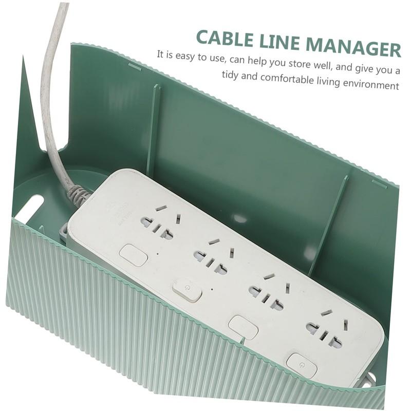 COHEALI 1Pc Stylish Cable Storage Box Durable Charging Cable Organizer