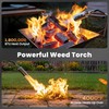 Propane Torch Weed Burner, 1,800,000 BTU,14FT Safety Hose, 2-in-1 Two