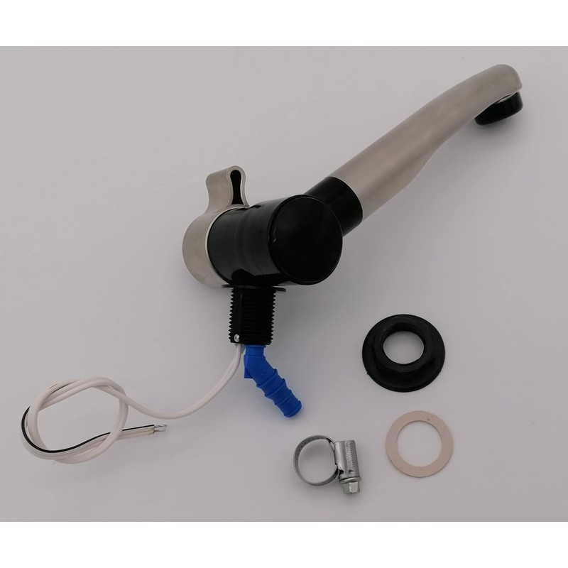CR-MOESANCO® 12V Cold Water Tap Set + 1 Stainless Steel