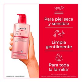 EUCERIN pH5 Aceite & Gel de ducha 400ml, Para Piel seca y Sensible