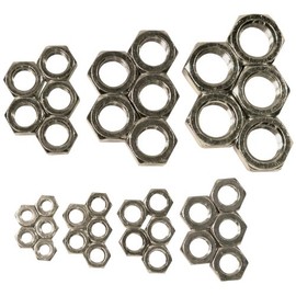 Allstar Performance ALL18291 Left Hand Steel Jam Nut Assortment