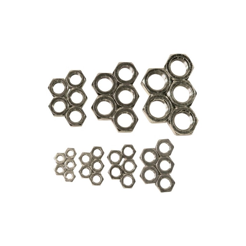 Allstar Performance ALL18291 Left Hand Steel Jam Nut Assortment