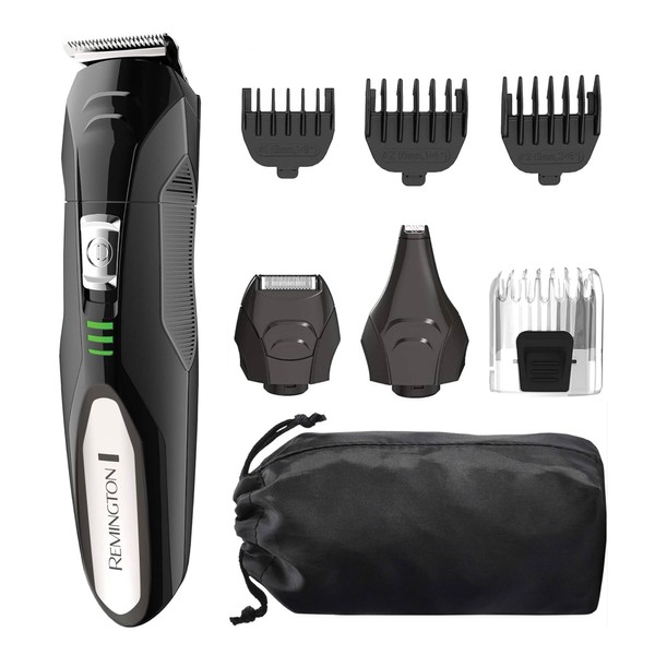 Remington All-in-One Grooming Kit, Lithium Powered, 8 Piece Set with