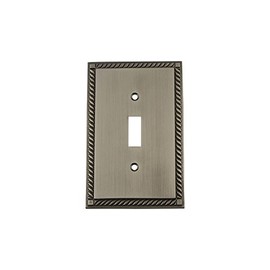 Nostalgic Warehouse Rope Rosette Electrical Outlet Switch Plate Cover