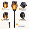 Solar Flame Torch Lights for Garden Decor – Flickering LED