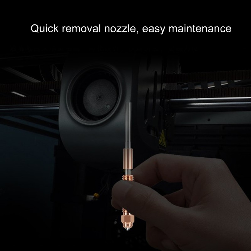 2Pcs Quick Swap 3D Printer Nozzle Integrated Replacement Ti Alloy