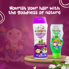 Kanica Aloe Vera & Avocado Hair Care Kit - 13.5oz Paraben-Free Shampoo + 9.29oz Alcohol-Free Hair Gel - Nourishing Hair Products For Kids & All Hair Types - Cruelty-Free & Harsh Chemical-Free