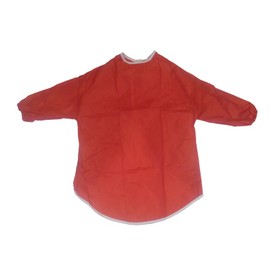 Childrens Kids Toddler Waterproof Play Apron - Age 5-7 Years - Painting, Baking, Cooking, Smock - Red