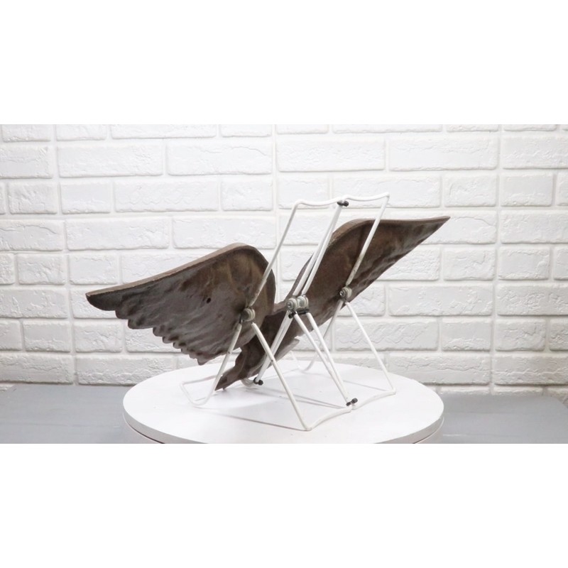 Cast Iron Patriotic American Bald Eagle With Open Wings Wall