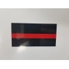 Decals by Haley Reflective Thin Red Line Sticker Decal Firefighter