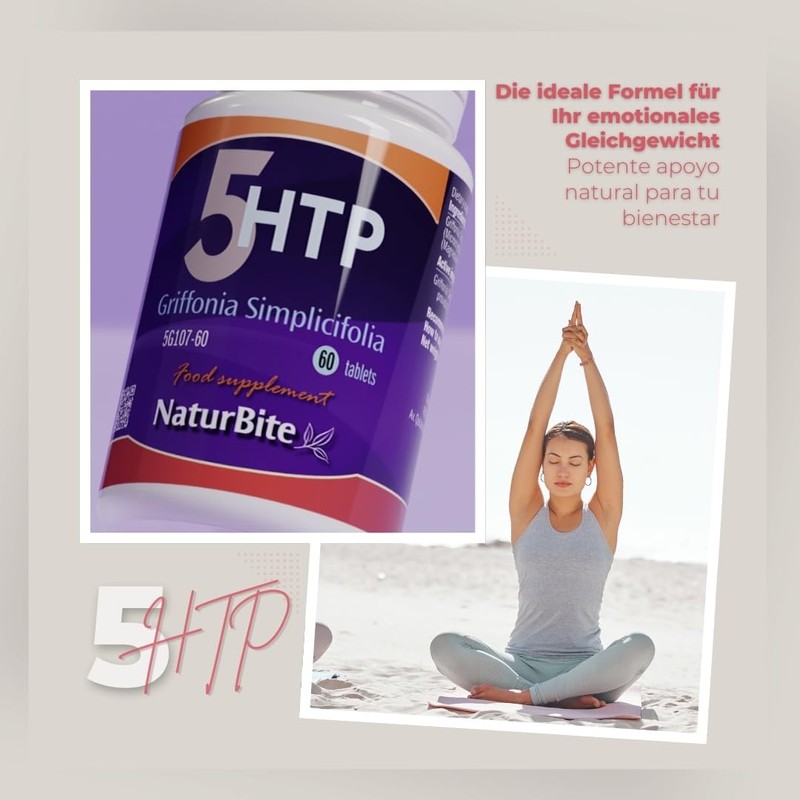 Griffonia Simplicifolia (5-Htp) Naturbite, 250 Tablets Promotes Relaxation and Reduces