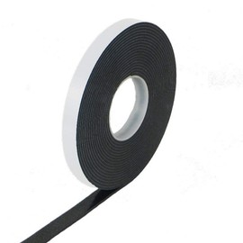 Sponge Tape, Cushion Tape, Door Stop Tape, Thin, Gap Tape, Foam Tape, EVA IXPE Foam Rubber, Anti-Collision, Vibration, Windproof, Soundproofing, Door and Window, Black, Thickness 0.1 x Width 8.9 x Length 32.8 ft (10 m) (EVA)