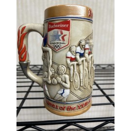 Ceramarte Budweiser Los Angeles 1984 23rd Olympics Commemorative Collector's Stein