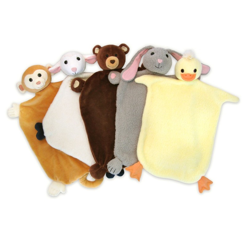 Apple Park Picnic Pal Organic 15" x 12" Blankie, Cubby