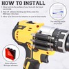 Threlaco 6 Pack Drill Bit Holder Tool Holster Bit Gripper