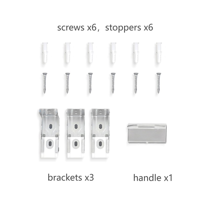 AOSKY Linen Roller Shade Accessories, Replacement Installation Brackets, Easy to