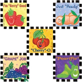 Fruit Faces Scratch N Sniff Stickers 75-pak