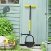 Byhagern Manual Edger, Half Moon Edger, Saw-Tooth Garden Edger Hand