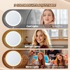 15X Magnifying Mirror with Light: 9 inch Lighted Makeup Mirror,