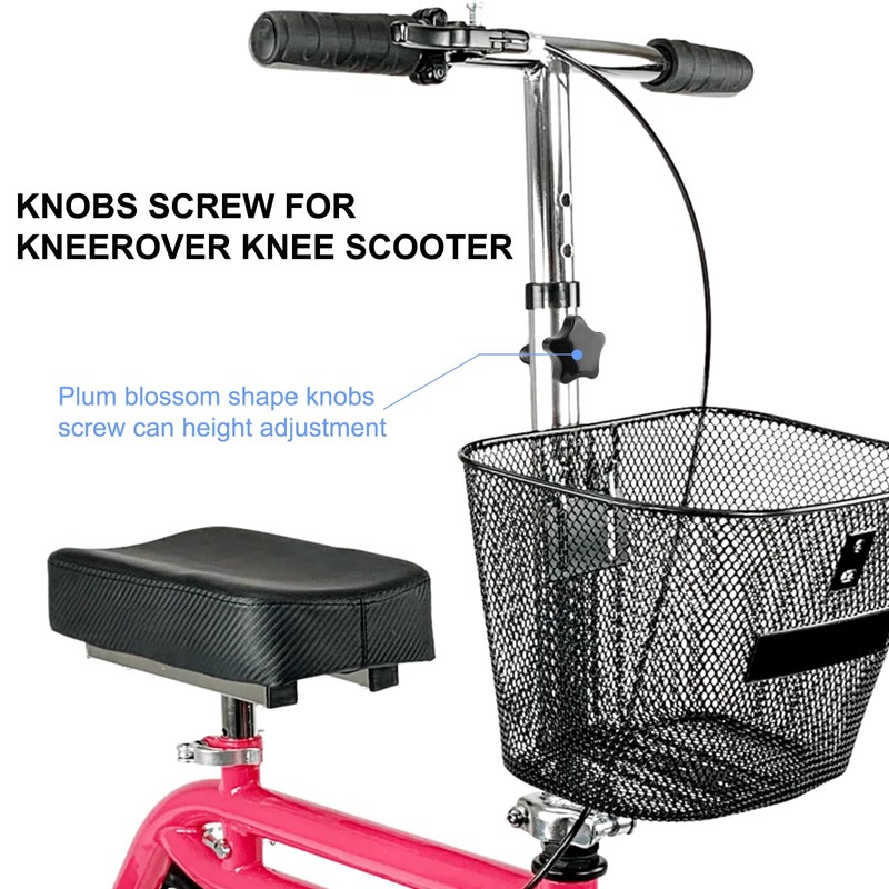 YIBEICO Replacement Adjustment Knobs for Knee Walker Replacement Parts for