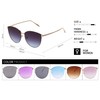 U.I STATION Oversized Sunglasses for Women, Mirrored Cat Eye Sunglasses