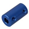 BQLZR Blue 6mm to 6mm Aluminum Shaft Coupling Rigid Coupling