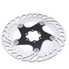 Disc Brake Rotor Black CNC Engraving Milling Anodized Marking Bike