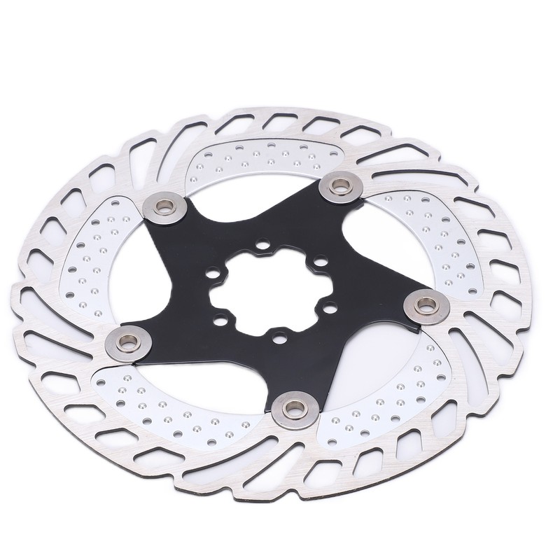 Disc Brake Rotor Black CNC Engraving Milling Anodized Marking Bike