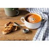 Now Designs Stoneware Soup Bowl with handles, White DIA5 x