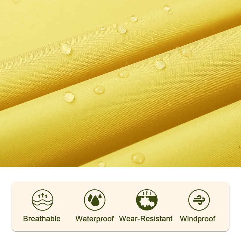 SaphiRose Unisex Rain Poncho Raincoat Hooded for Adults Women with