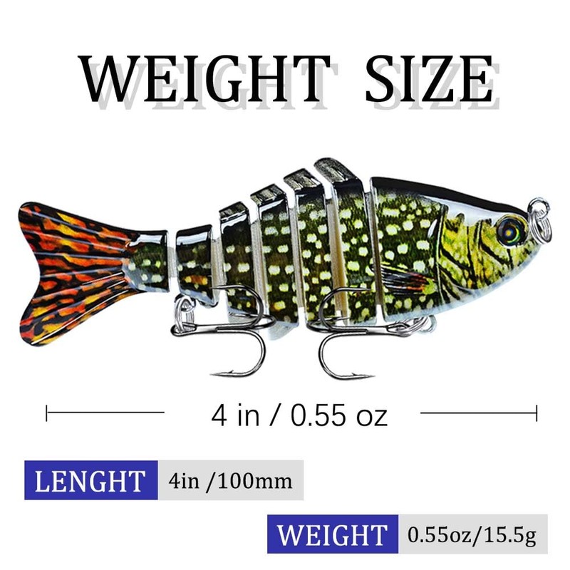 Fishing Lures Jointed Fish Set Realistic Lure Action Wobbler Bait
