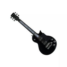 Ever Tech Large 6" Electric Guitar Design Novelty Collectible Lighter W/ Flashing Lights  - Black