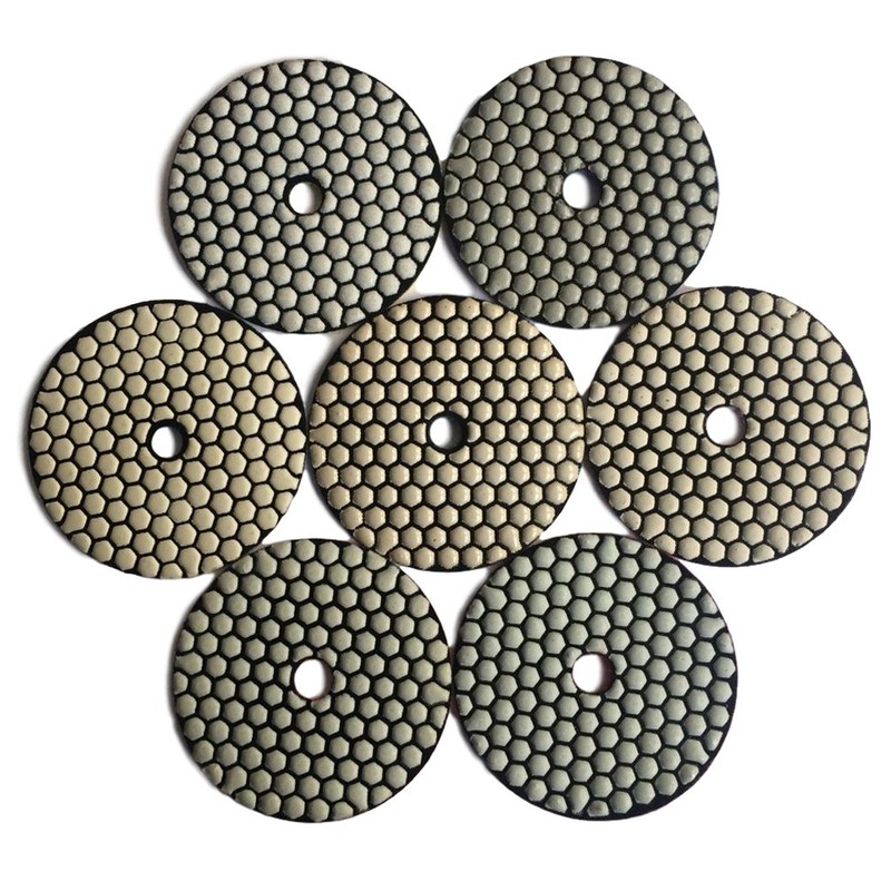Konfor 100mm Diamond Polishing Pad Dry Grinding Cutter for Marble