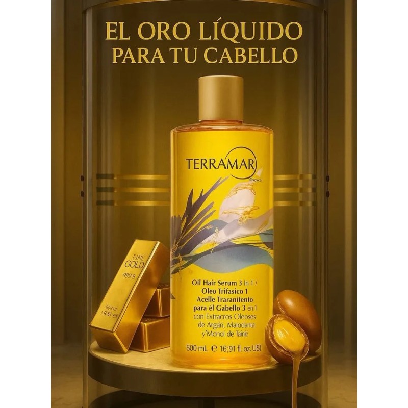 Aceite Para El Cabello Óleo 3 En 1 Terramar +