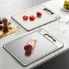 Korekaou Double Sided Cutting Board, Multi-functional, 304 Stainless Steel and