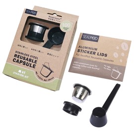 SEALPOD Reusable Nespresso Compatible Capsule Film Kit Coffee Filter (Starter Kit)