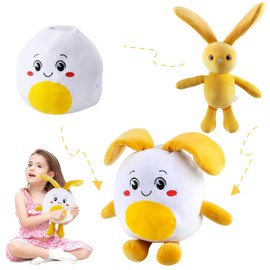 dellyy Easter Bunny Cuddly Toy with Eggs, Rabbit Plush Toy, Rabbit Cuddly Toy, Easter, Easter Bunny Stuffed Toy, Cuddly Toy Rabbit, Egg Rabbit Plush Toy, Rabbit Plush Toy