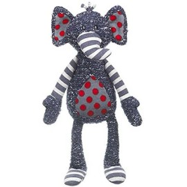 Ganz 16" Tweedles Elephant Polka Dot XMAS Striped Plush Kids Toy Stuffed Animal
