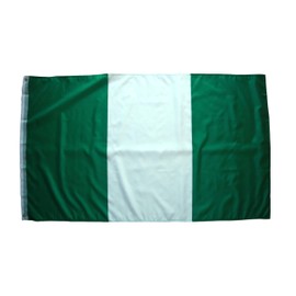 High Supply 3x5 Foot Nigeria Flag with 100% Polyester Fabric, Double Stitched Edges, and Brass Grommets, Flag of Nigeria 3x5 Nigerian Flag