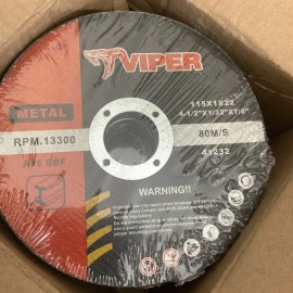 Viper V41232 50pcs 4-1/2" X 1/32" X 7/8" Thin Cut Off Wheel