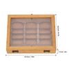 Miniature Wooden Bookshelf Anxiety Relief Multi Books Display Case Cabinet
