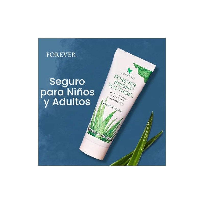 Forever Living Bright Toothgel, 4.6 oz., Natural Mint Flavor