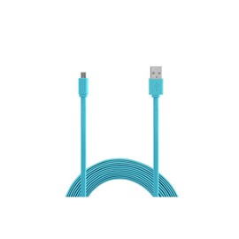 aiino Universal Micro USB zu USB Ladekabel Datenkabel + Synchronisation Flat für Tablet Geräte - Blau