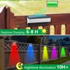 Solar Fence Lights Outdoor 4 Pack, LED Step Lights with