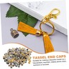 Operitacx 150 Stück Endkappen Zur Herstellung Von Halsketten Quaste Charm-armband-kit