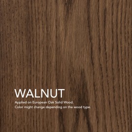 Natura Onecoat Walnut 25ml Hardwax Wood Oil - Natural Finish for Interior Wooden Surfaces, Floors & Furniture - Matte - VOC-Free